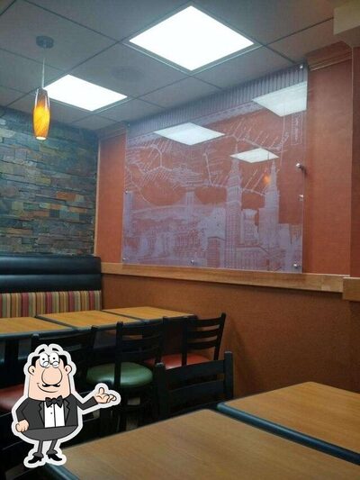 The interior of Subway