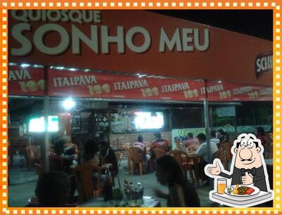 Comida em quiosque Sonho meu