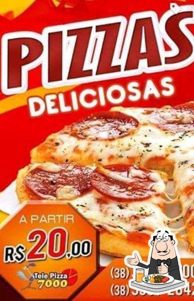 Platos en Tele Pizza 7000