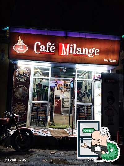 The exterior of Cafe Milange