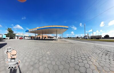 O exterior do Posto Petrobras