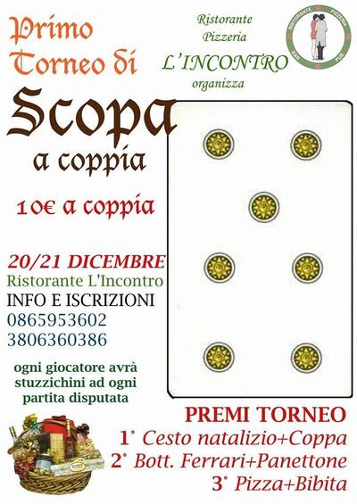 La pubblicità mostra le informazioni su L'Incontro