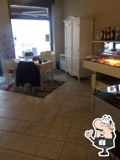 Gli interni di Osteria del Pesce