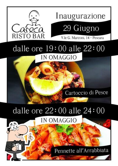 La pubblicità mostra le informazioni su Careca Risto Bar Pescara
