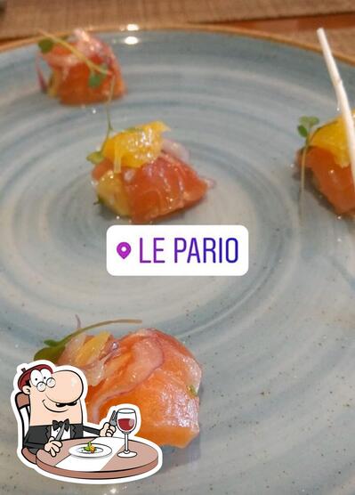 Comida em Le Pario