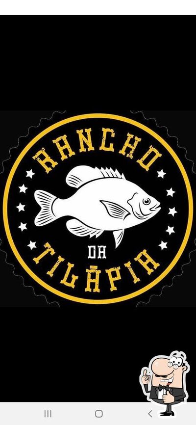 O logotipo do Restaurante Rancho da Tilápia