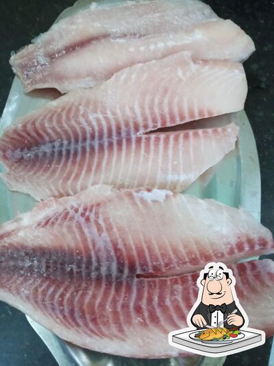 Pesqueiro e Acampamento Baldin oferece uma variedade de pratos de peixe