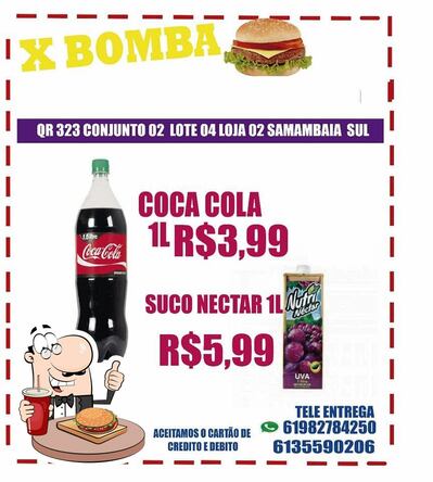 Os hambúrgueres do XBOMBA HAMBURGUERIA SAMAMBAIA SUL 323 - irão saciar diferentes gostos