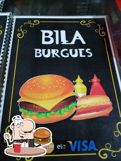 Consiga um hambúrguer no Bila Burguers