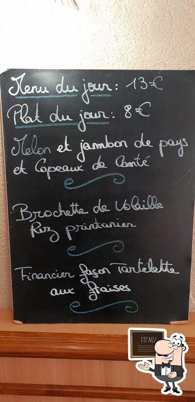 Découvrez les formules du jour sur le tableau