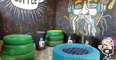 The interior of Chacha Chai Theka