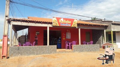 Desfrute da vista do exterior Kallebe Lanches