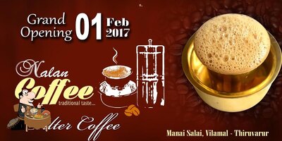 Meals at Nalan Filter coffee