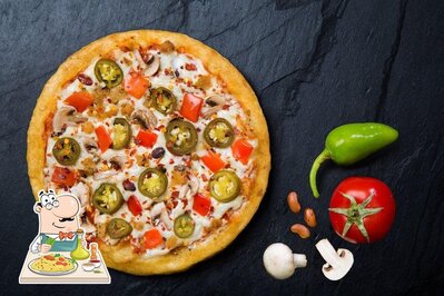 Food at Domino's Pizza