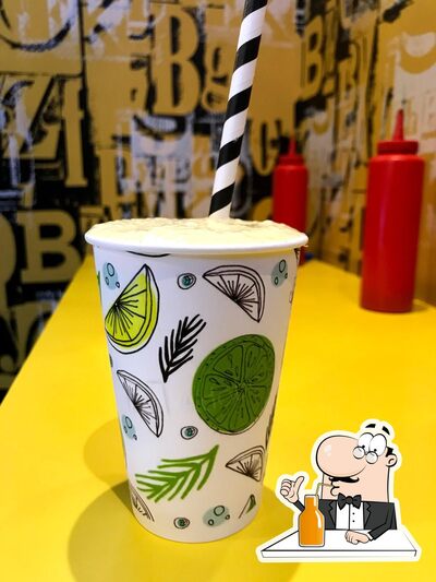 You can enjoy a drink from the menu