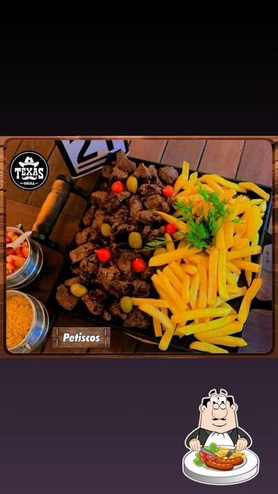 Comida em Texas Grill