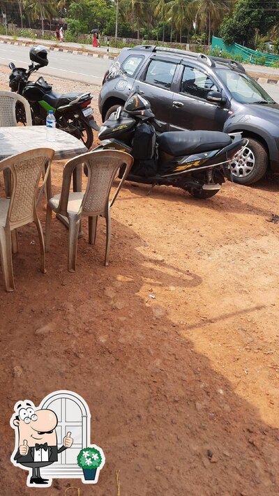 Enjoy the view outside tea angadi