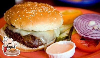 Peça um hambúrguer no Cow Burger