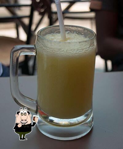 You can enjoy a drink from the menu