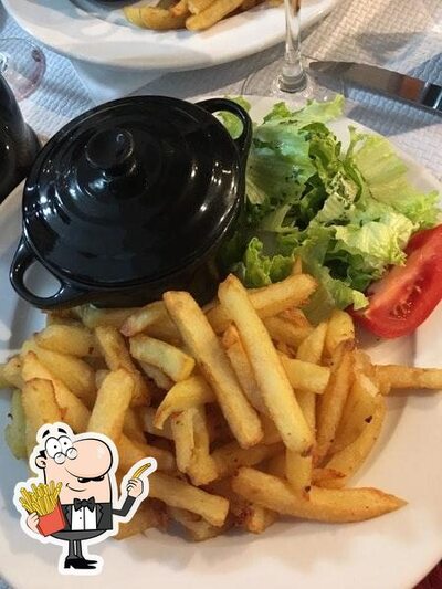Vous pouvez commander des pommes frites en tant qu'accompagnement ou collation