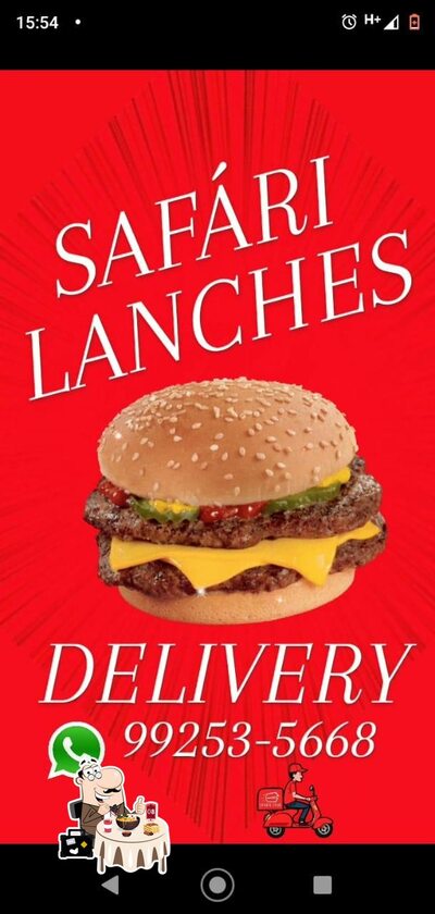 Comida em Safari Lanches Delivery