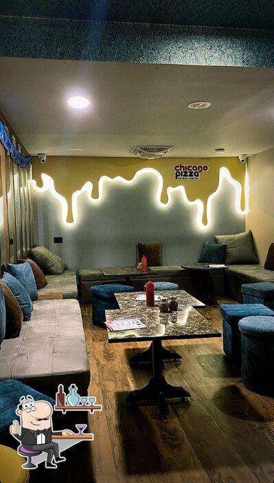 The interior of Chicago Pizza - Goa Best Pizza in Goa