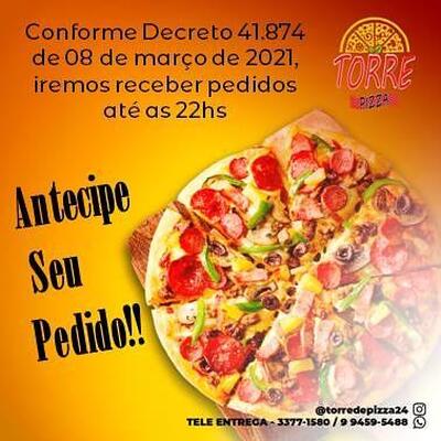 Olhe as informações sobre o Torre Pizza