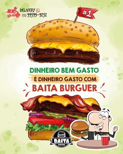 Os hambúrgueres do Baita Burguer Delivery Gravataí RS irão saciar diferentes gostos
