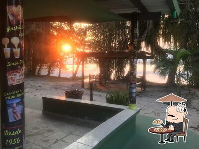 Você pode espairecer no exterior Lanchonete e Restaurante Serra do Mar