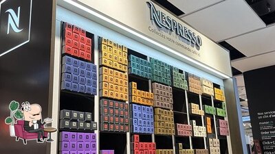 Gli interni di Nespresso Point