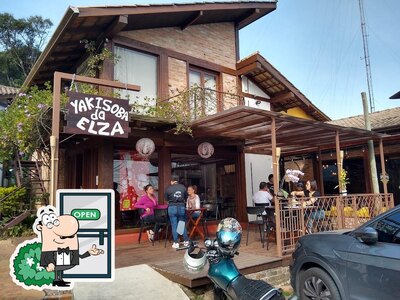 Veja a parte externa do Restaurante Yakisoba da Elza - Serra da Cantareira