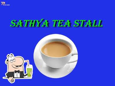 Enjoy a drink at satya Tea Stall