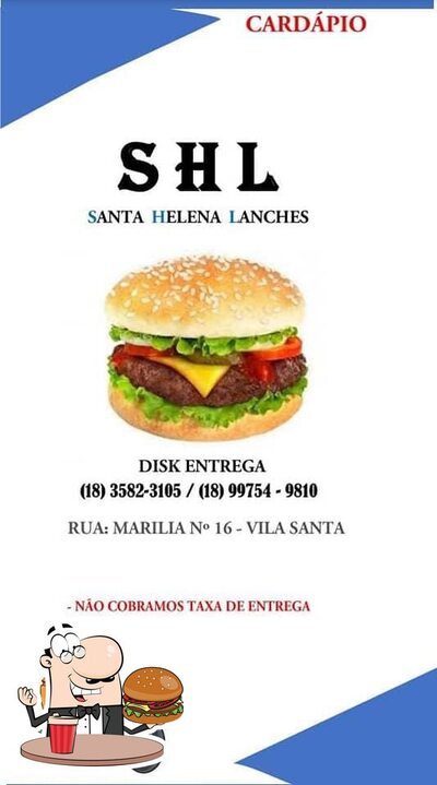 SHL Lanches Parapuã SP oferece uma escolha de opções para os amantes dos hambúrgueres
