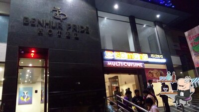 The interior of New Mayura Restaurant