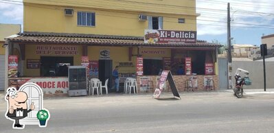 a parte exterior é uma característica importante do Restaurante KI Delícia