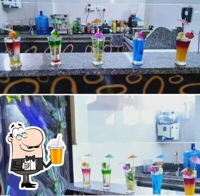 You can enjoy a drink from the menu