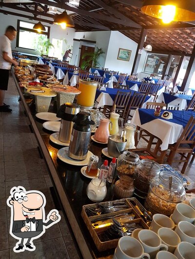O interior do Restaurante Veraneios