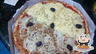 Escolha diferentes variedades de pizza
