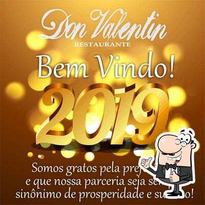 Aqui está a publicidade do Restaurante Don Valentin