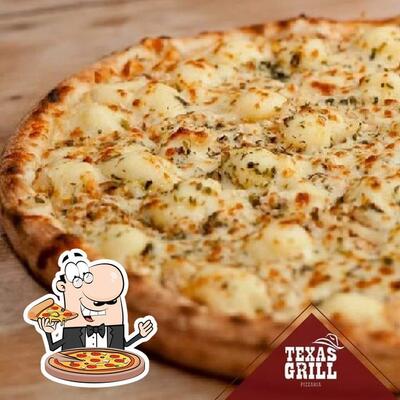 Escolha pizza no Texas Grill