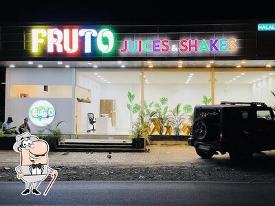 You can get some fresh air outside FRUTO resto cafe