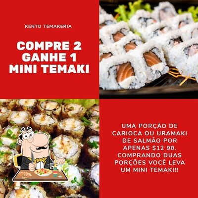 Comida em Kento Temakeria
