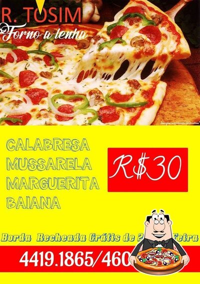 No Pizzaria R. Tosim Mairiporã SP, você pode conseguir pizza
