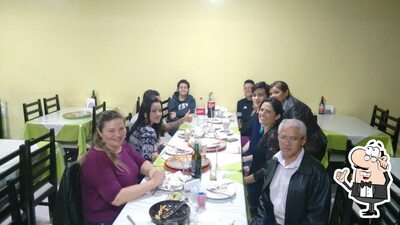 O interior do Crocodilu's Pizzaria