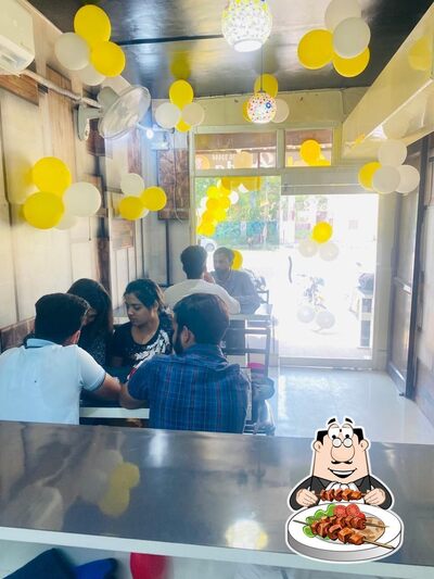 Food at Kathi Roll Adda