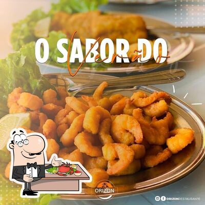 Consiga diversos refeições de frutos do mar servidos no Orizon Restaurante e Pub