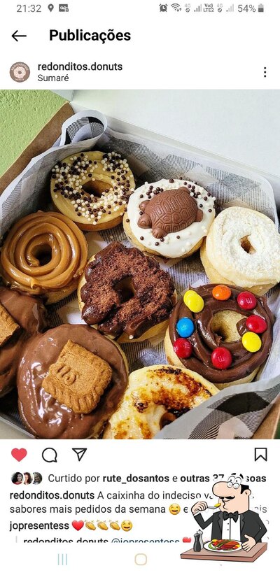 Comida em Redonditos Donuts