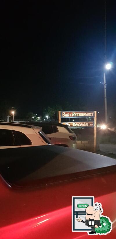 Você pode espairecer no na área externa do Bar e Restaurante do Cocada
