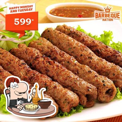 Food at Barbeque Nation