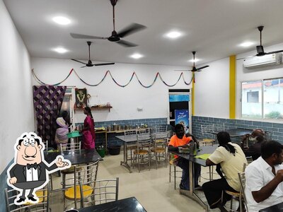 The interior of Golden cafe restaurant AC